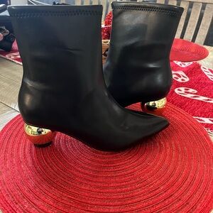 A New Day Women's Jaz Ball‎ Heel Stretch Ankle black Boots